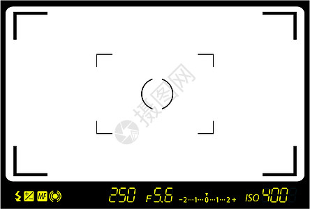 相机查看器快门边界单反框架镜片相机作品展示屏幕边框图片
