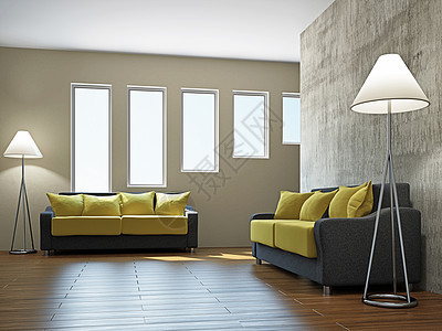 沙发客厅房间家具生活木地板休息室地面艺术工作室时尚软垫图片