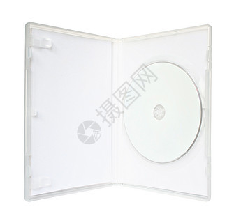 磁盘盒子白色光盘空白激光图片