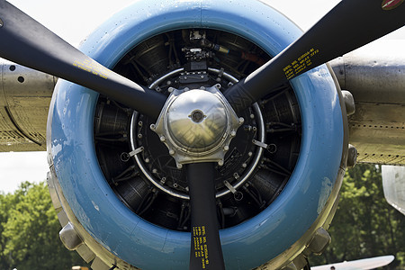飞机引擎和推进器背景图片