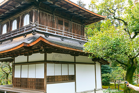 银阁寺  日本京都景点建筑寺庙遗址文化遗产佛教徒国家世界遗产宝藏图片