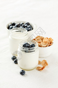 健康早餐勺子燕麦茶点水果奶油甜点营养活力纤维产品图片