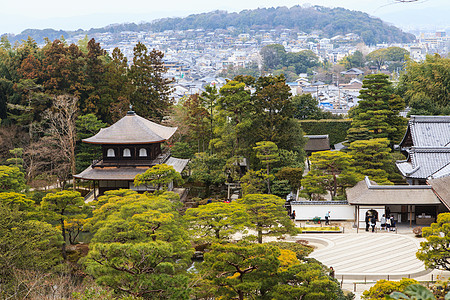 银阁寺  日本京都寺庙历史性花园遗产建筑文化世界遗产国家遗址景点图片