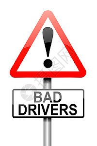 差劲的司机警报安全白色驾驶警告速度风险碰撞危险插图致命图片