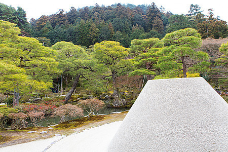 银阁寺  日本京都宝藏寺庙历史性文化景点历史花园佛教徒国宝国家图片