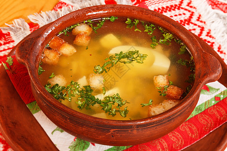好吃的汤汤营养肉汤土豆餐厅蔬菜食物饮食面包面条桌子图片