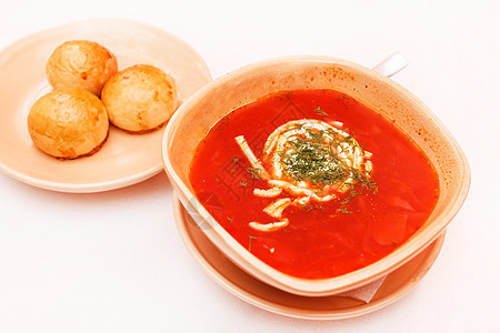 borscht  甜菜汤美食用餐食品勺子营养餐厅蔬菜肉汤午餐盘子背景图片