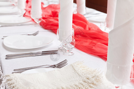 婚礼桌桌庆典宴会食物餐巾桌子餐厅白色接待椅子环境图片