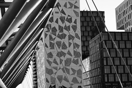 奥斯陆的条码项目高层建筑黑与白建筑物院区摩天大楼歌剧院歌剧图片