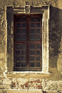 旧窗口社区建筑物窗户石头时间旅行背景图片
