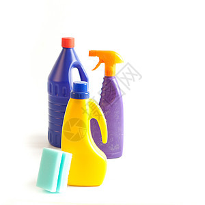 打扫消毒剂洗涤剂家政洁净橡皮清洁剂洗手间白色手套海绵图片