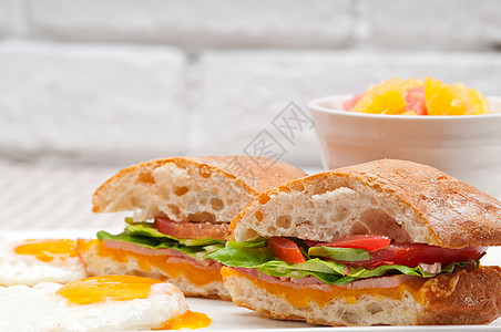 番茄生菜 鸡蛋三明治营养沙拉美食早餐烹饪食物包子野餐叶子小吃背景