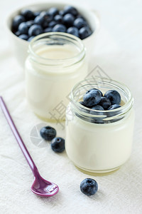 健康早餐谷物酸奶奶油营养水果活力甜点食物乳白色薄片图片