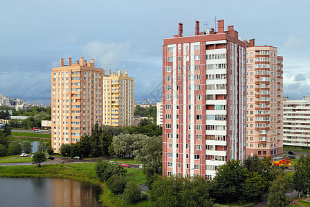 住宅楼建筑社区建筑物景观建筑学财富贷款城市财产玻璃天空图片