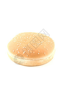 汉堡包种子食物芝麻白色糕点背景图片