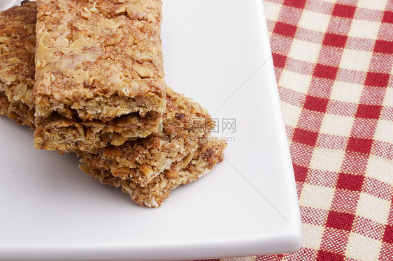 干早餐  Crisp盘子粮食节食早餐活力夫妻维生素饮食饥饿酒吧图片