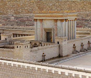 第二寺庙 古耶路撒冷的模范图片