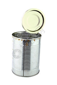空容器罐头贮存白色食物包装标签产品金属养护空白图片