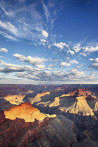 大峡谷视图阴影山脉日落沙漠亮度荒野生活地平线自然公园历史性图片