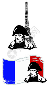 拿破仑波拿巴头艺术印刷戏剧性场景摄影绘画插图平版领导者风景图片