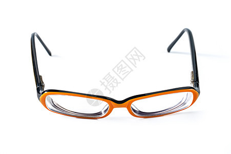 黑色 白底带橙色眼镜眼镜架塑料橙子屈光度白色女性图片