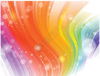 色彩多彩的抽象背景 Eps 10条纹射线庆典光束辉光橙子派对魔法聚光灯插图图片