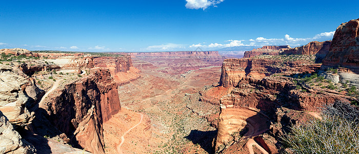 Canyonland 的宽广光谱视图图片