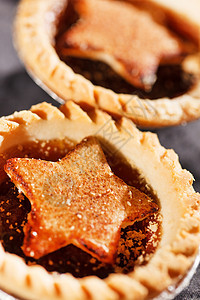 圣诞节甜点馅饼食物文化水果照片香料星形图片