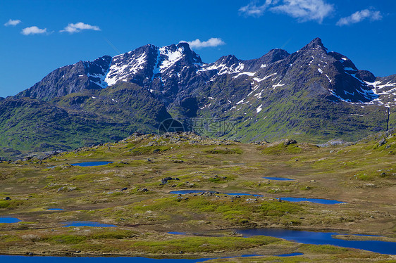 挪威的风景山脉图片