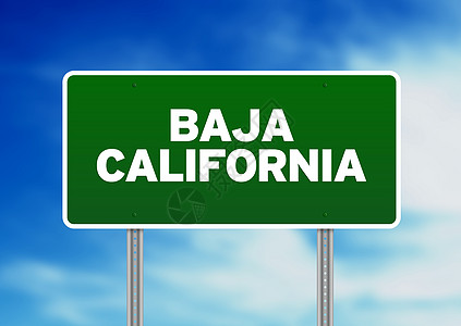 下加利福尼亚州公路标志图片