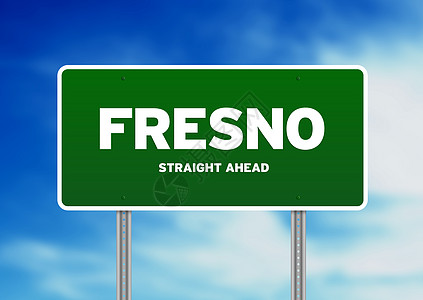 Fresno 加利福尼亚州公路标志图片