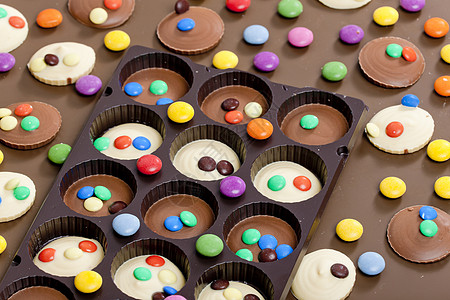 巧克力与小聪明的余生白色诱惑静物甜点聪明人棕色营养糖果食物巧克力盒图片