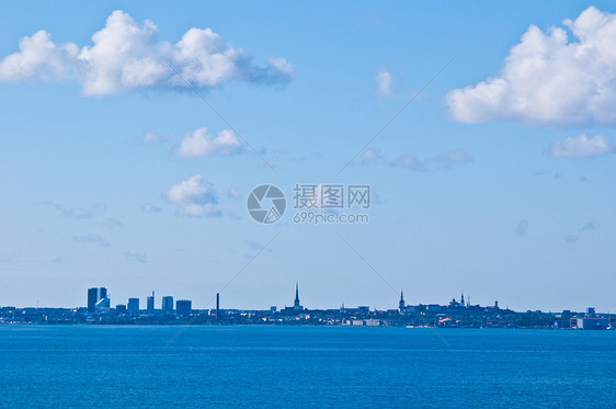 塔林建筑历史性景观首都天空蓝色旅行建筑学城市风景图片