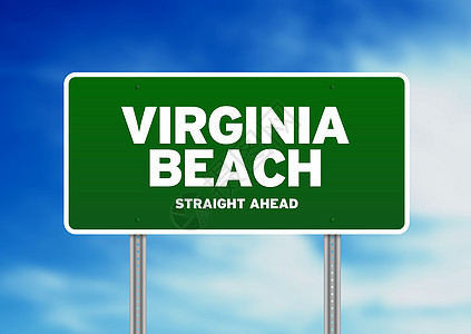 弗吉尼亚海滩公路标志图片