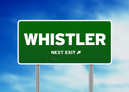 Whistler路标标志图片