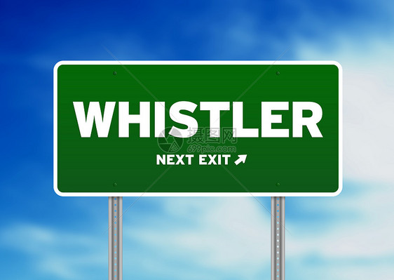 Whistler路标标志图片