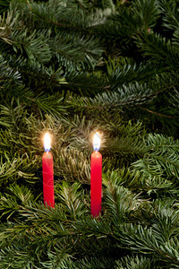 圣诞节还带着蜡烛静物符号传统内饰图片