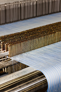 纺织机技术布机机械化生产机器编织亚麻细节自动化纺织图片