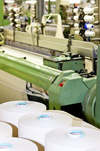 纺织机机器编织技术面料纺纱纺织品机械化布机筒管自动化背景图片