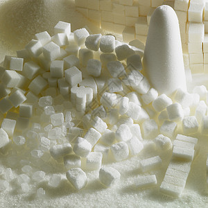 含糖尚可食糖静物食品块糖面包食物营养蔗糖肿块白色内饰图片