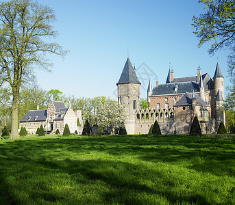 荷兰 Heeswijk城堡建筑历史建筑学景点外观位置建筑物世界历史性旅行图片