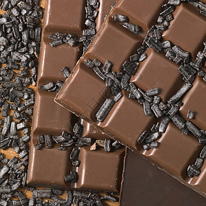 巧克力条诱惑棕色食品糖果静物内饰食物甜点营养图片
