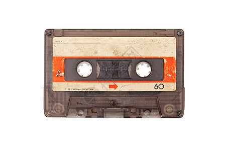 旧录音磁带数据塑料贴纸录音机音乐立体声褪色袖珍贮存尘土图片