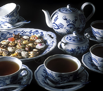 茶茶套蛋糕茶匙食品热饮饮料勺子静物诱惑甜点茶壶图片