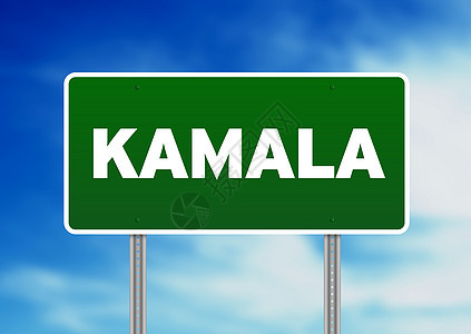绿色道路标志     泰国Kamala图片