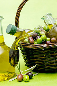 橄榄油绿色营养水果橄榄黄色成分香料生活食物图片