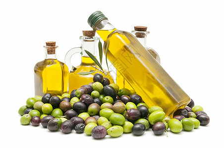 橄榄油黄色橄榄香料食物生活绿色水果营养成分图片