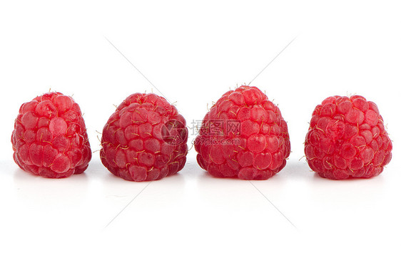 红草莓覆盆子水果森林植物种子花园饮食浆果小吃味道图片