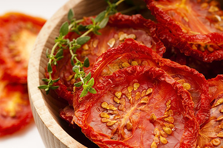 意大利日晒干西红番茄美食红色脱水框架水平种子蔬菜图片
