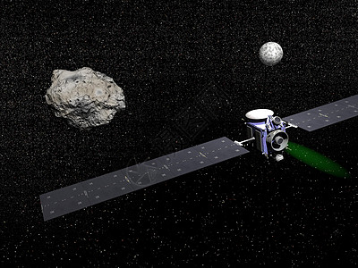 黎明航天器 Vesta和Ceres - 3D图片